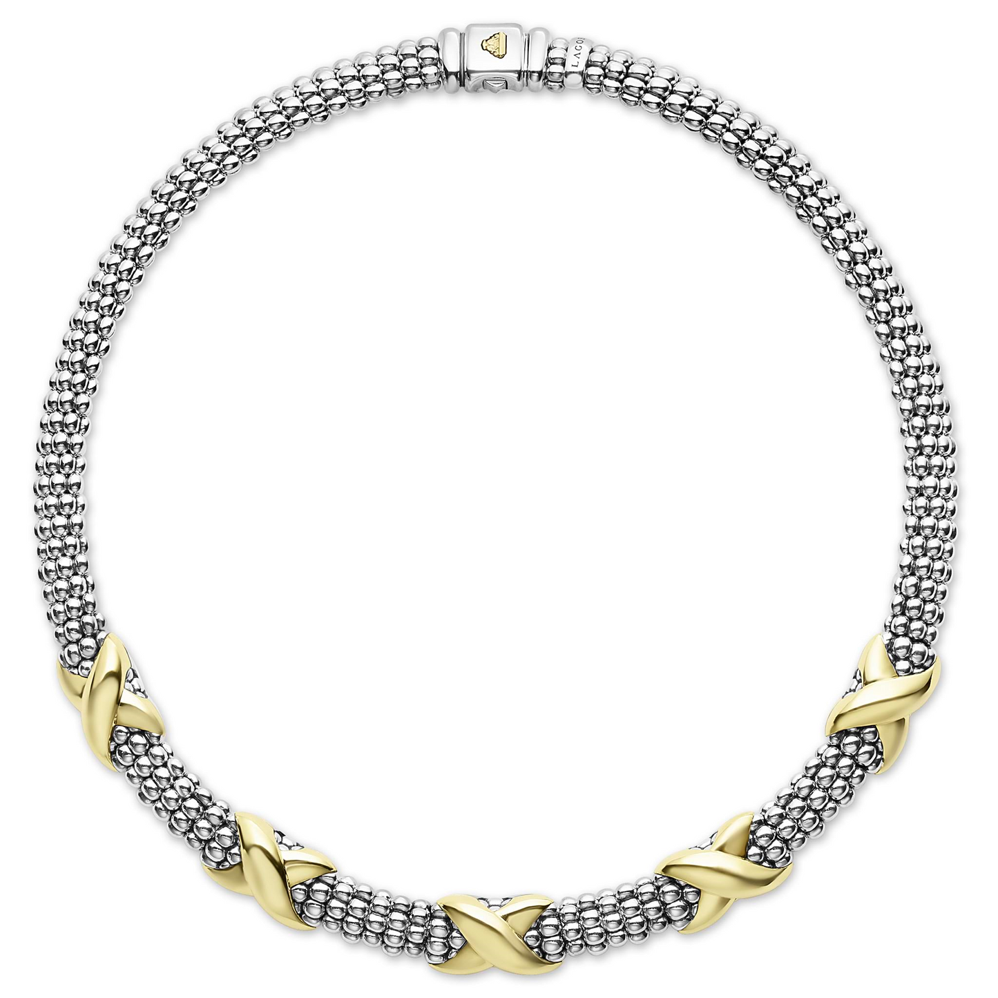 Lagos Five Station X Caviar Necklace