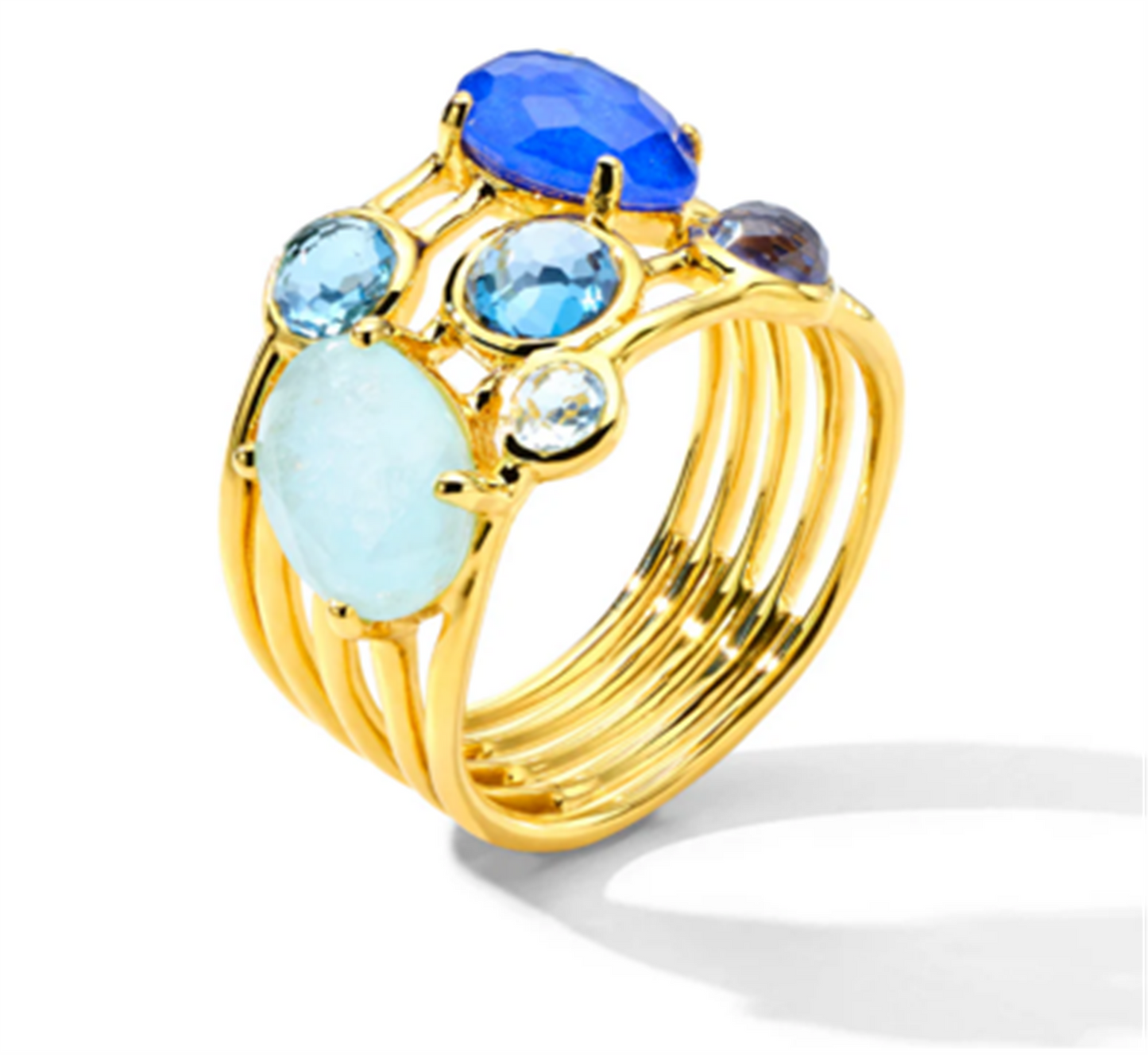 Ippolita Rock Candy Gelato 6-Stone Cluster Ring in Mare