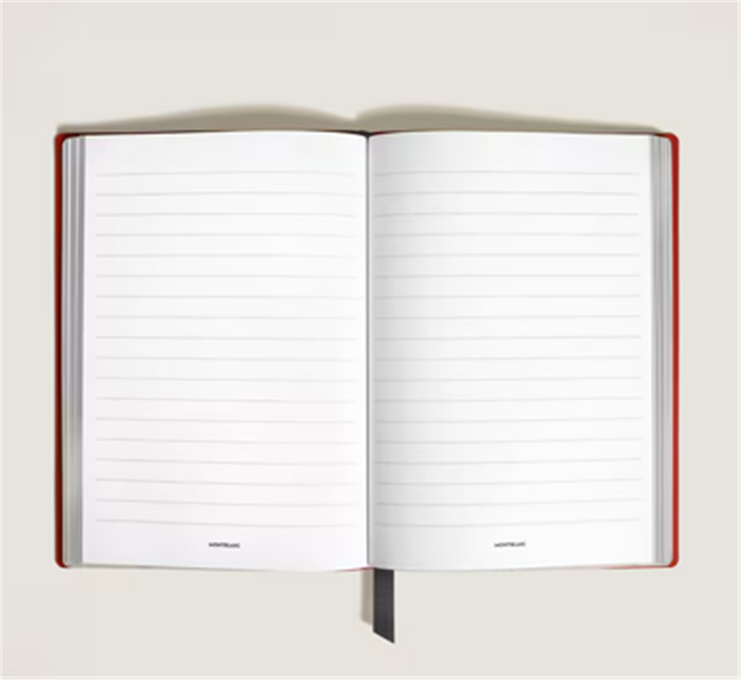 Montblanc Sartorial Leather Notebook in Tangerine, Medium