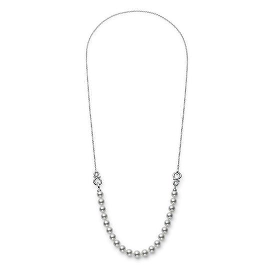 Mikimoto Ruyi Collection Akoya Pearl Adjustable Necklace