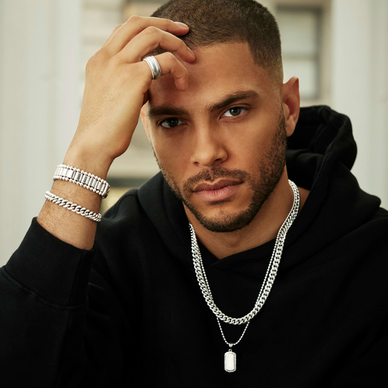 Lagos Silver Curb Chain Bracelet - 8mm