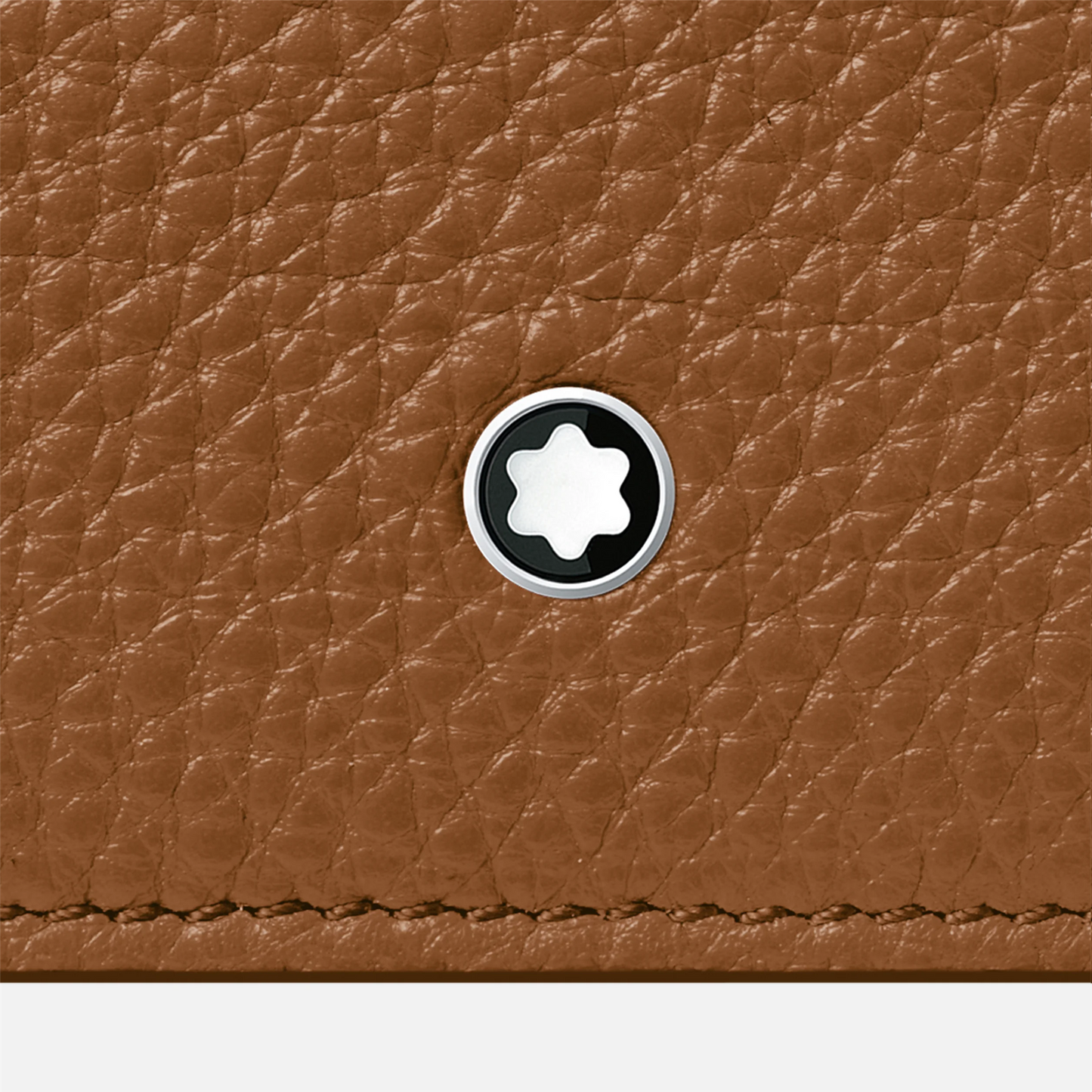 Montblanc Soft Grain 8cc Wallet in Caramel