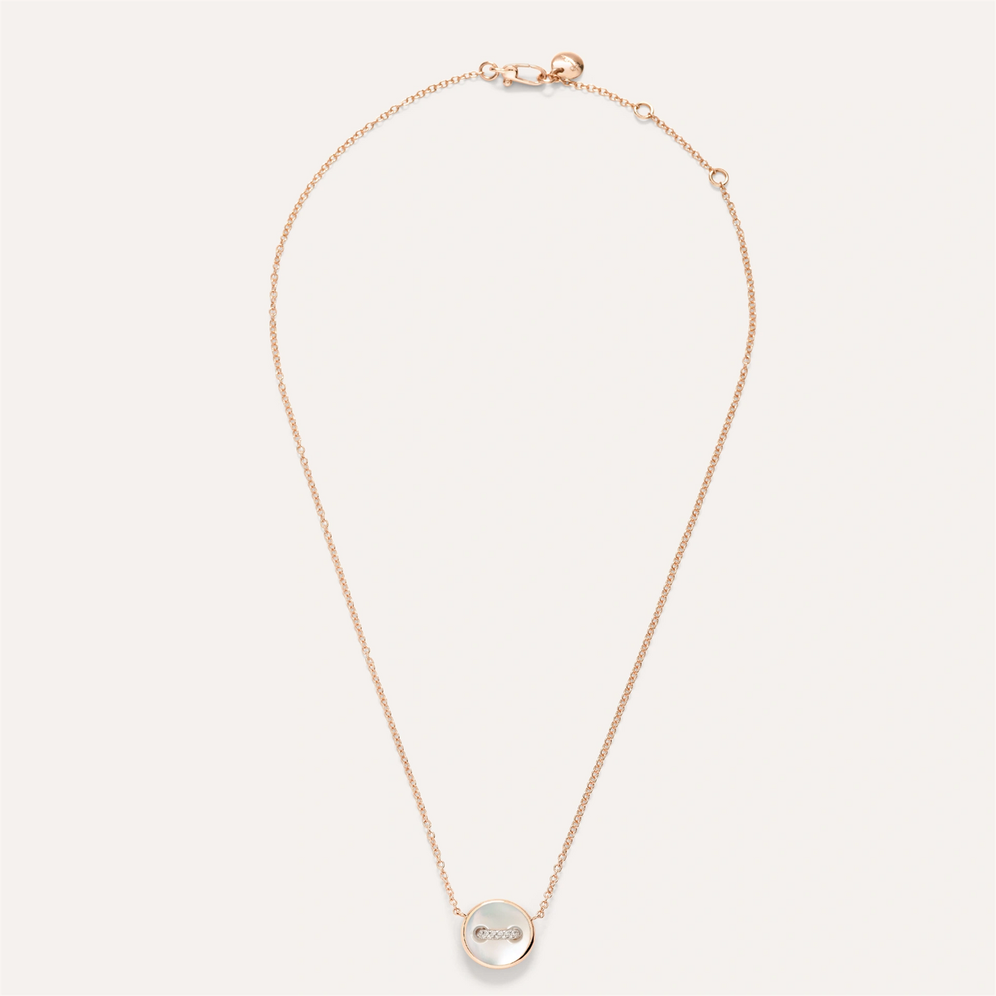 Pomellato Pom Pom Dot Necklace with Grey Pendant