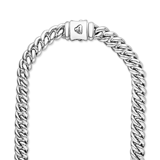 Lagos Silver Curb Chain Necklace in 22"