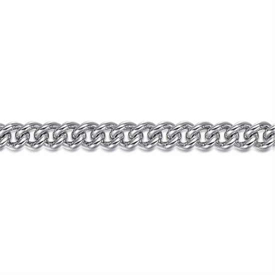 Gabriel & Co. 925 Sterling Silver Mens Link Chain Bracelet