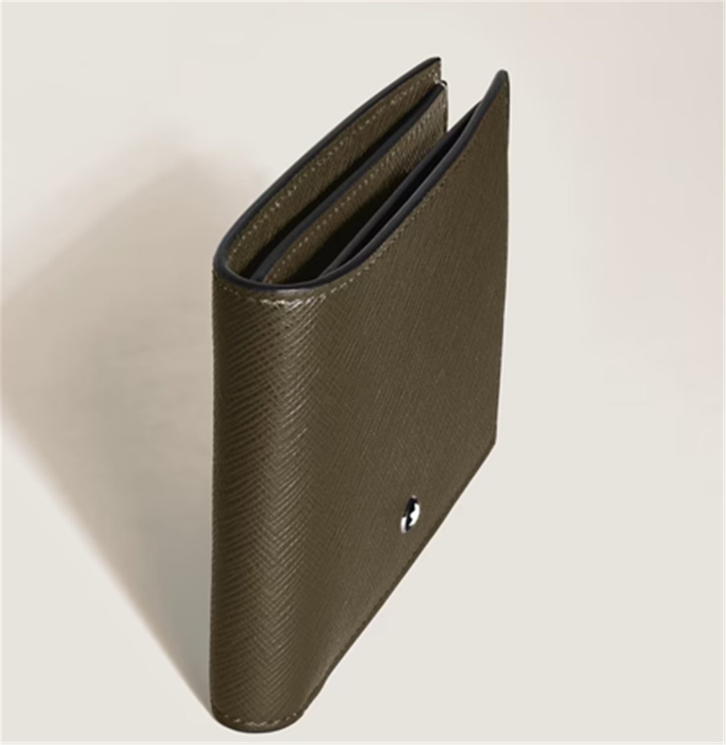 Montblanc 6cc Wallet in Sartorial Khaki Leather