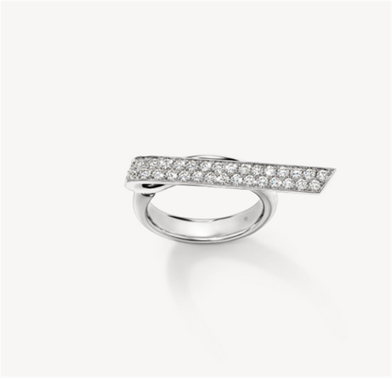 Hearts on Fire Inside/Out Elongated Diamond Flip Ring