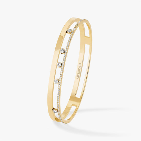 Messika Move Romane Bangle in 18k Gold & 0.70ct Diamonds