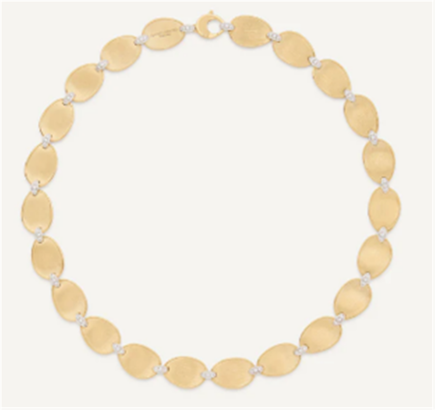 Marco Bicego Lunaria Short Station Necklace in 18k Gold