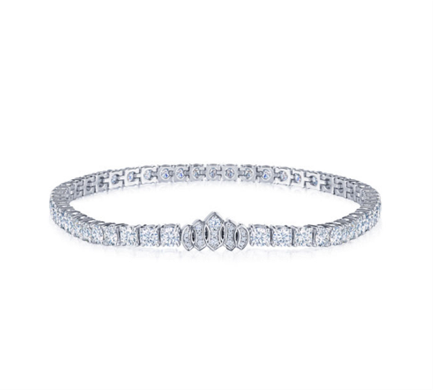 Kwiat 6ct Platinum Signature Tiara Diamond Line Bracelet