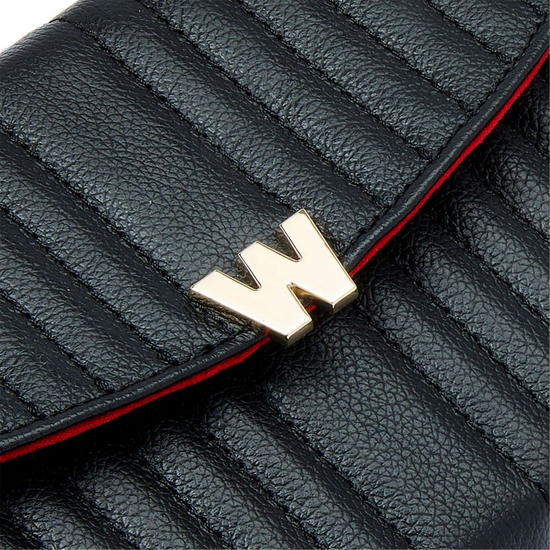 WOLF Mimi Crossbody Bag with Wristlet in Black