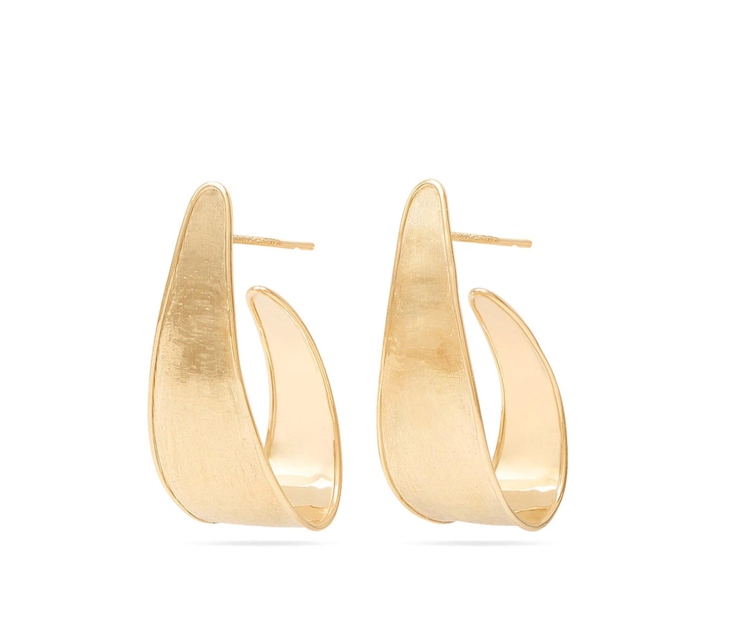 Marco Bicego Lunaria Hand Engarved J Hoops