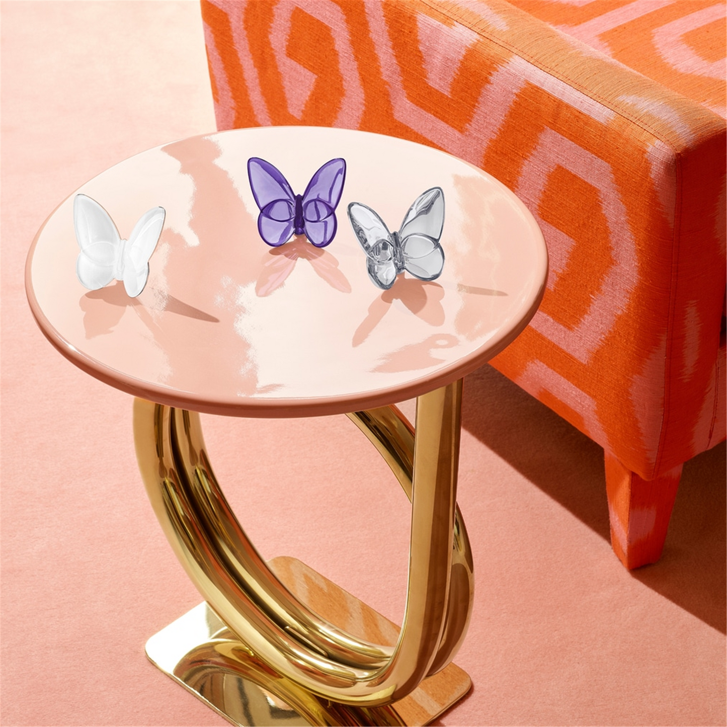 Baccarat Lucky Butterfly in Purple Crystal