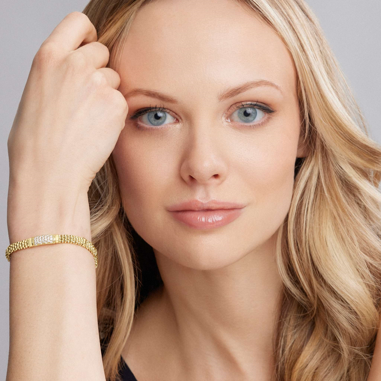 Lagos 18k Gold Diamond Bracelet