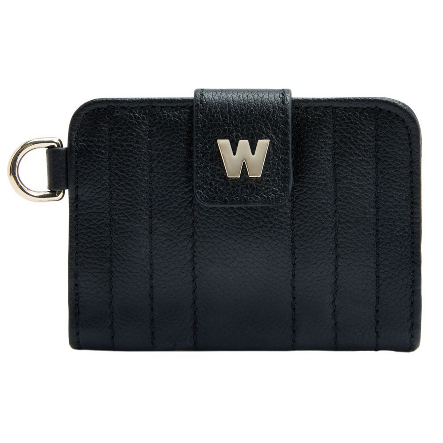 WOLF Mimi Credit Card Holder with Wristlet in Black