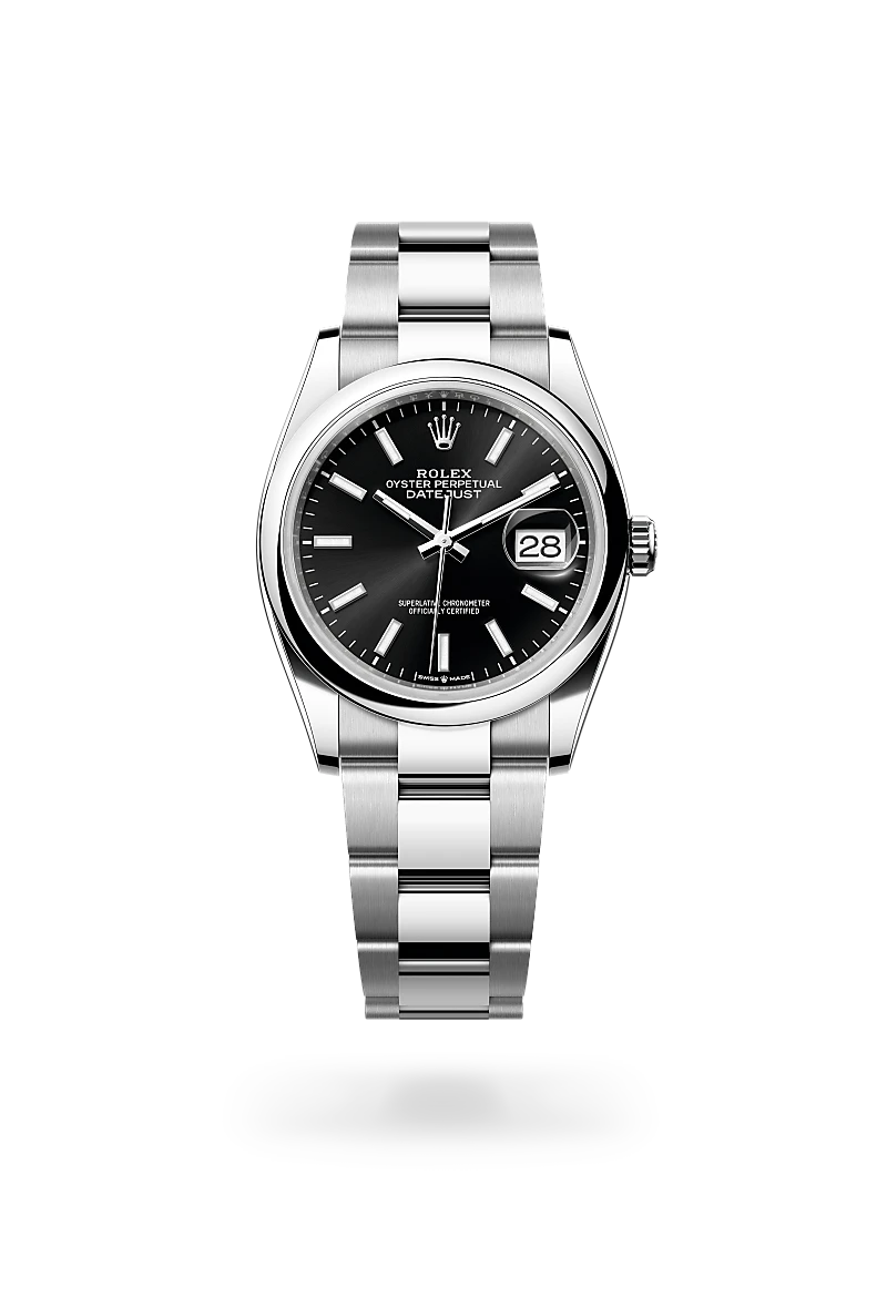Rolex Datejust 36 in Oyster, 36 mm, Oystersteel