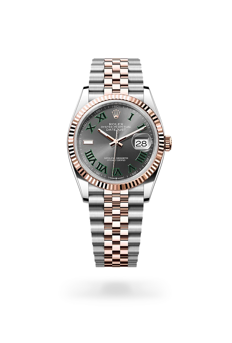 Rolex Datejust 36 in Oyster, 36 mm, Oystersteel and Everose gold