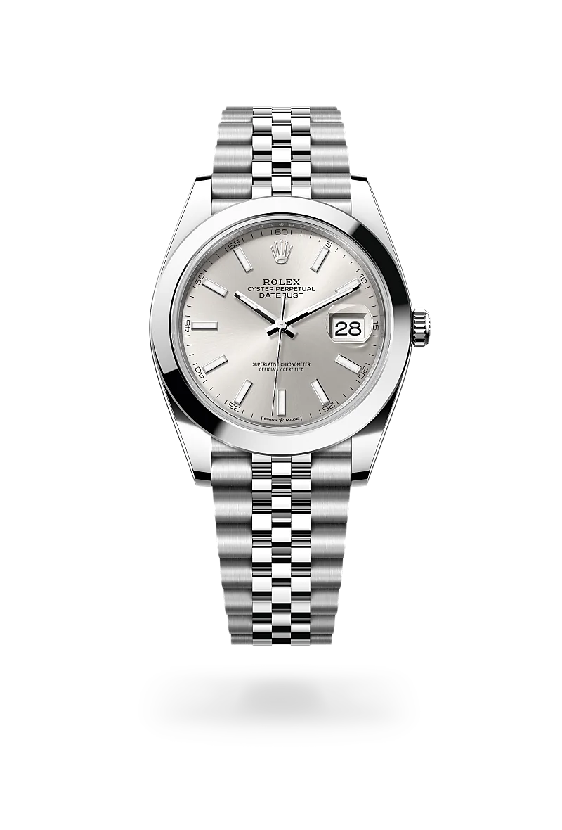 Rolex Datejust 41 in Oyster, 41 mm, Oystersteel