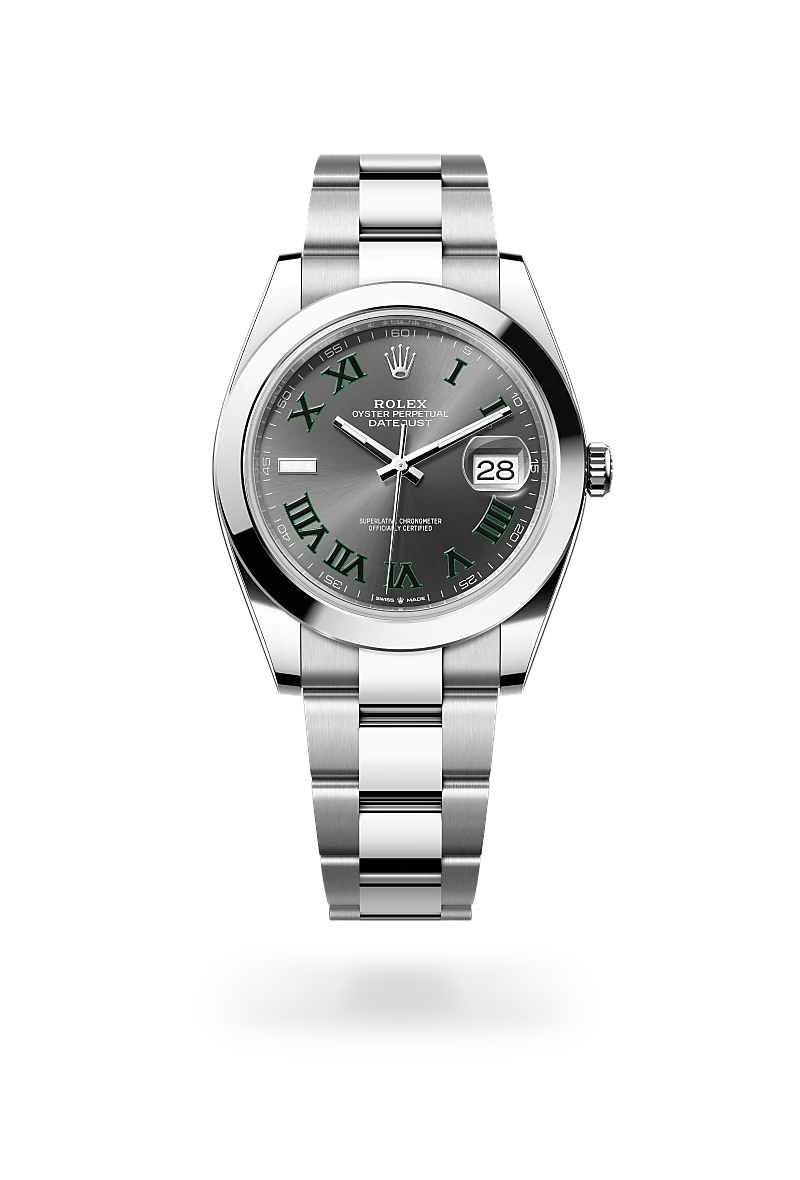 Rolex Datejust 41 in Oyster, 41 mm, Oystersteel