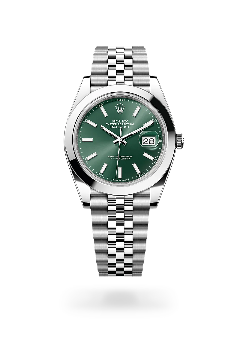 Rolex Datejust 41 in Oyster, 41 mm, Oystersteel