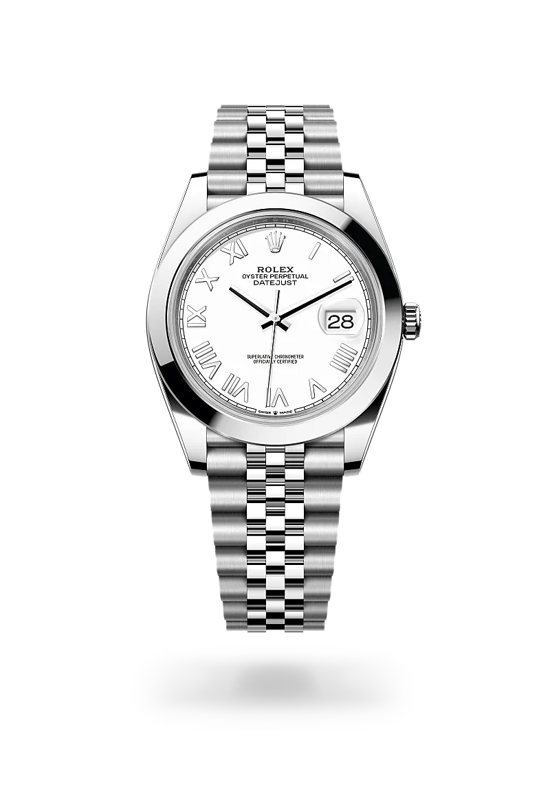 Rolex Datejust 41 in Oyster, 41 mm, Oystersteel