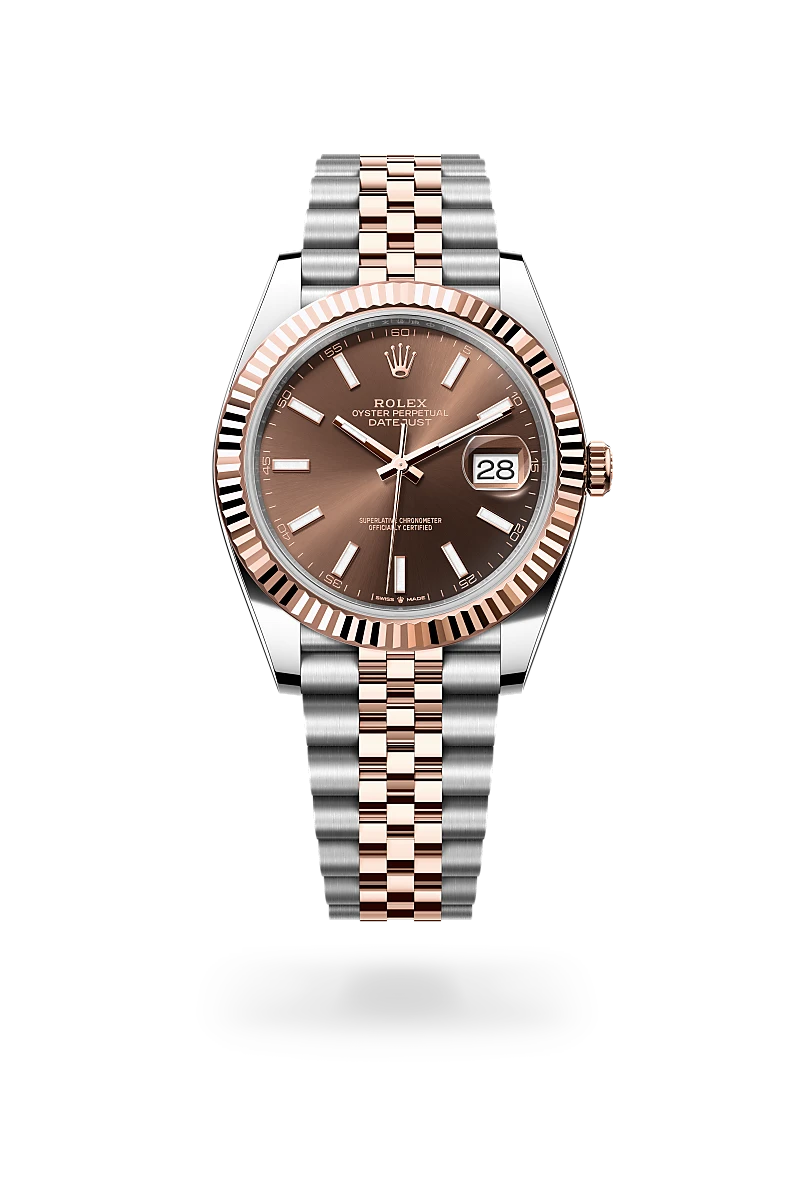 Rolex Datejust 41 in Oyster, 41 mm, Oystersteel and Everose gold
