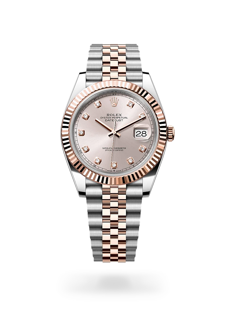 Rolex Datejust 41 in Oyster, 41 mm, Oystersteel and Everose gold