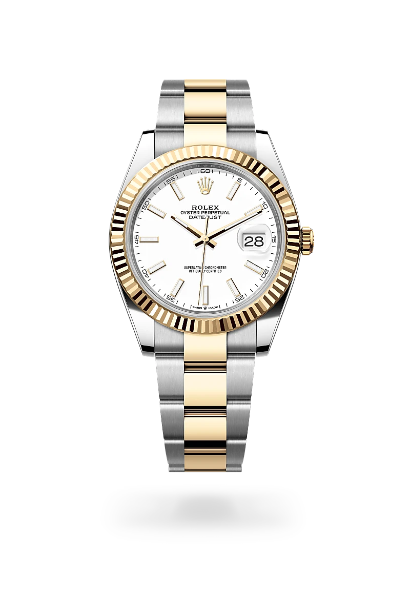 Rolex Datejust 41 in Oyster, 41 mm, Oystersteel and yellow gold