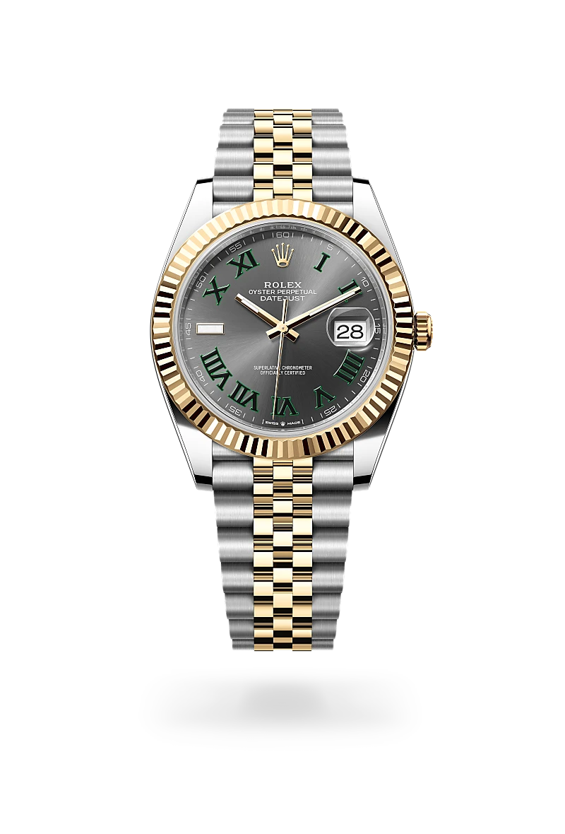 Rolex Datejust 41 in Oyster, 41 mm, Oystersteel and yellow gold