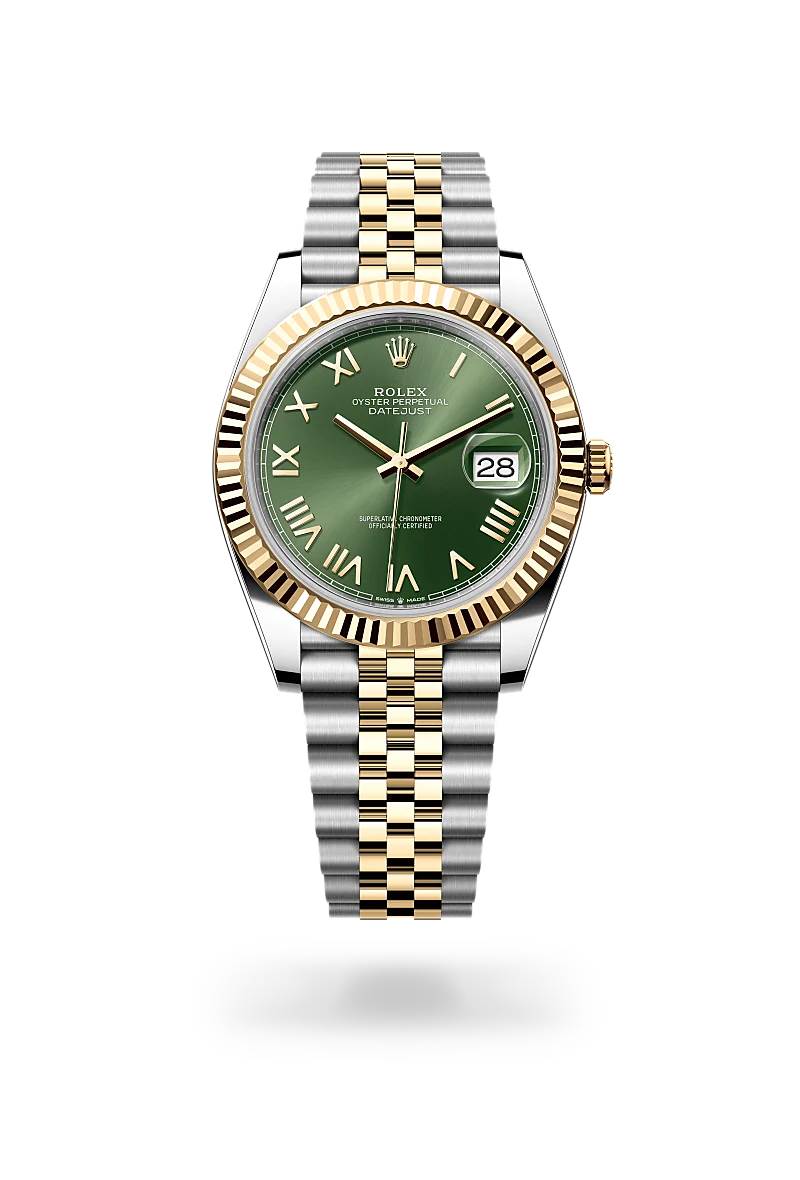 Rolex Datejust 41 in Oyster, 41 mm, Oystersteel and yellow gold