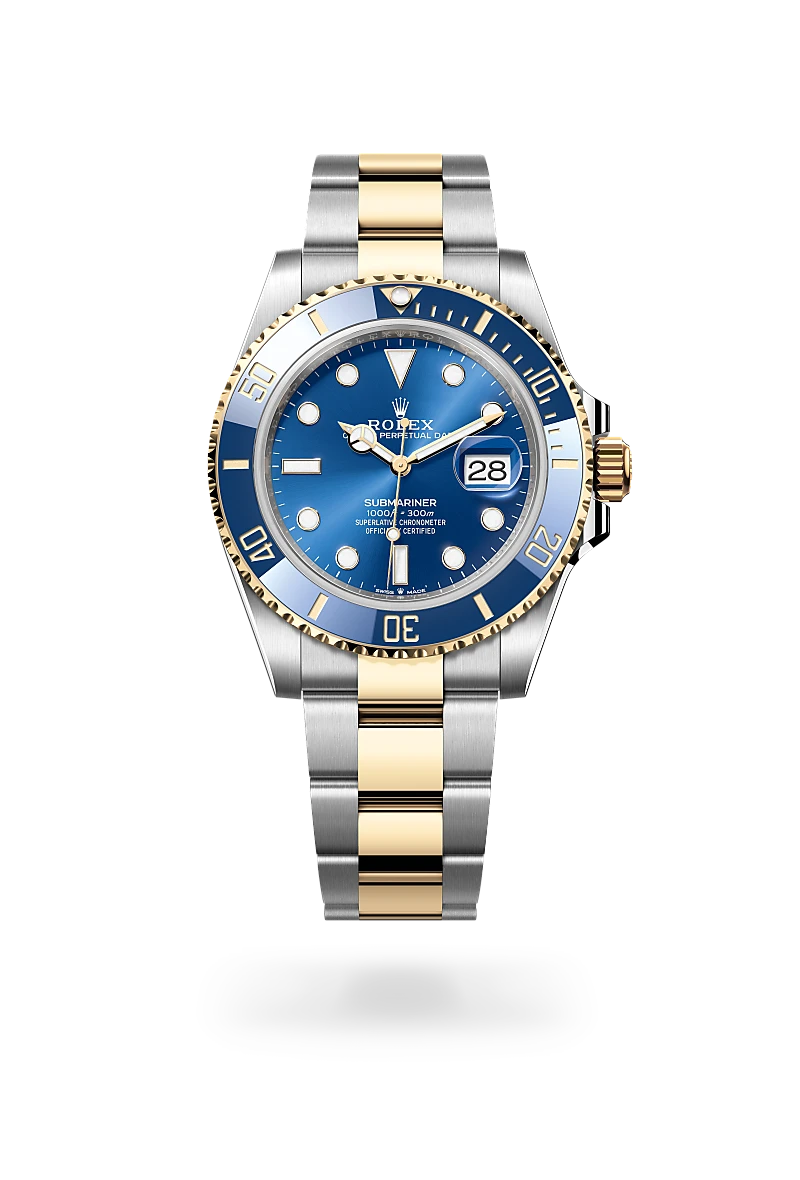 時計 ROLEX Submariner Rolex Submariner Date Oyster, 41 mm, Oystersteel and yellow