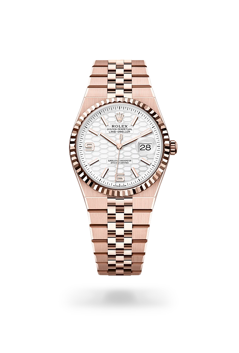 Rolex Land-Dweller 36 in Oyster, 36 mm, Everose gold