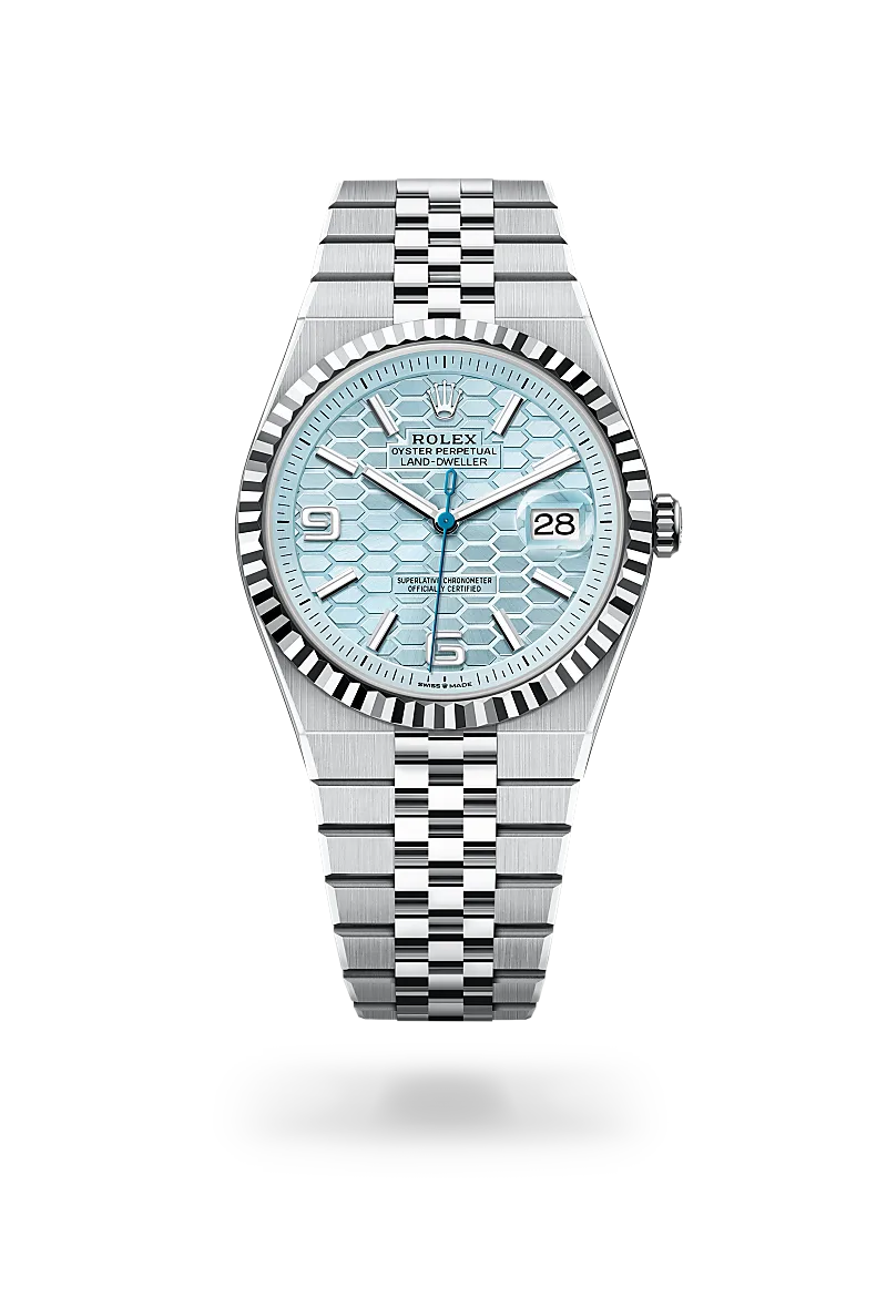 Rolex Land-Dweller 40 in Oyster, 40 mm, platinum