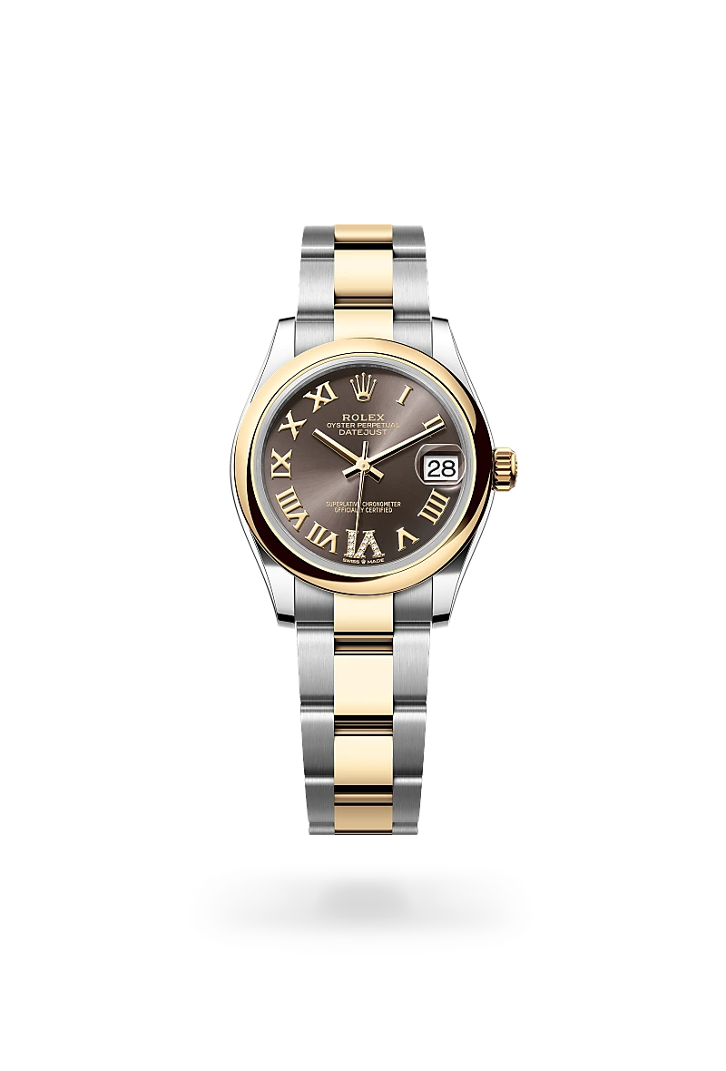 Rolex Datejust 31 in Oyster, 31 mm, Oystersteel and yellow gold