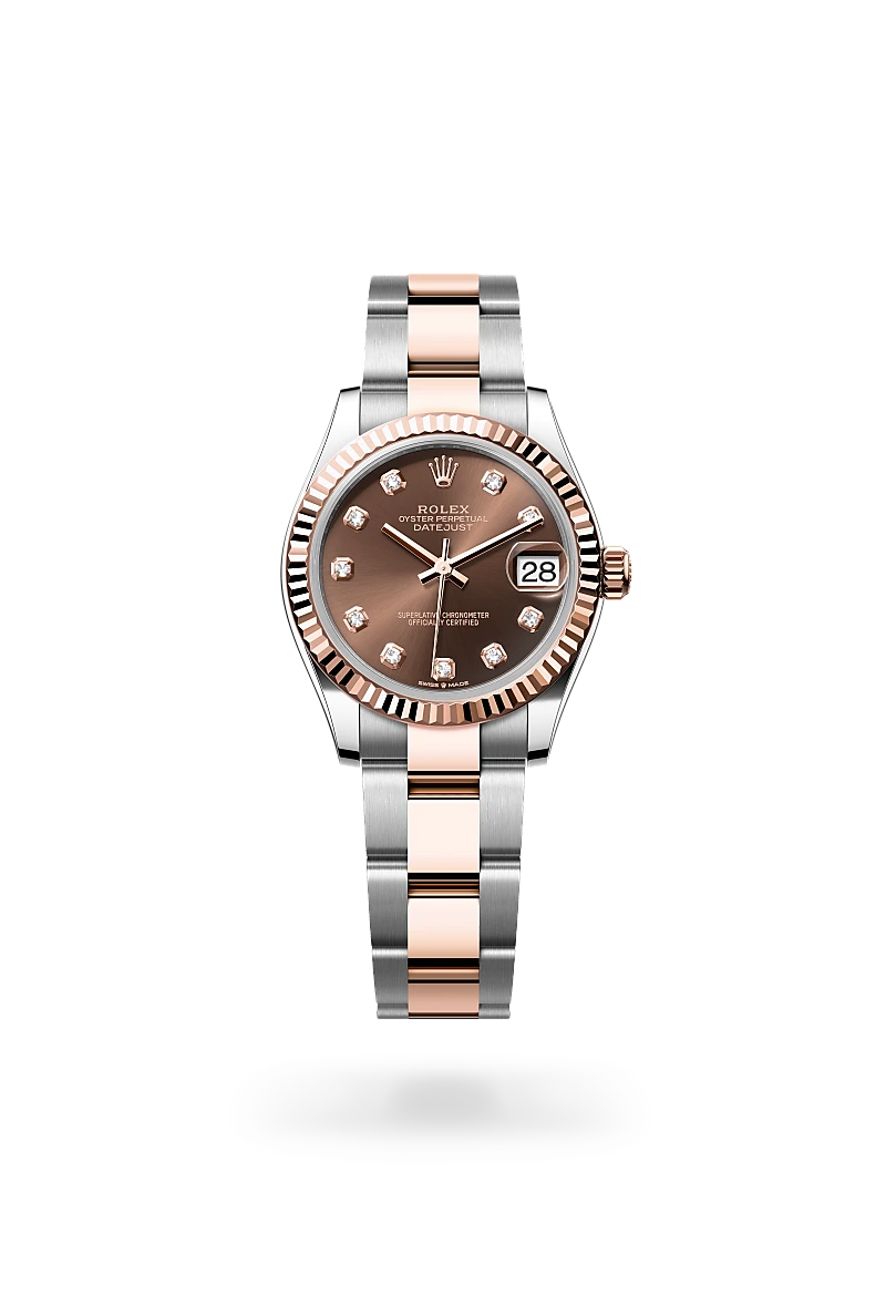 Rolex Datejust 31 in Oyster, 31 mm, Oystersteel and Everose gold