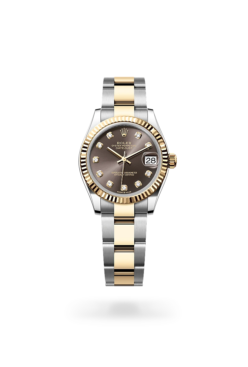 Rolex Datejust 31 in Oyster, 31 mm, Oystersteel and yellow gold