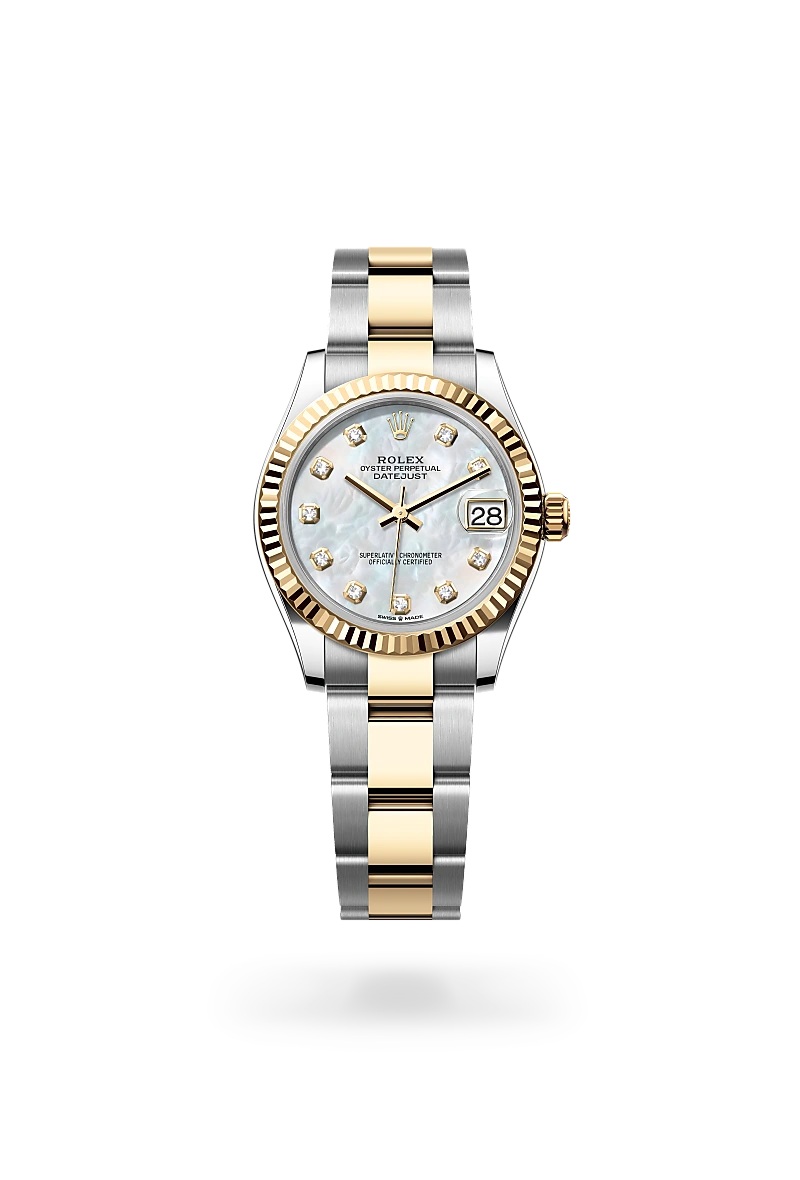 Rolex Datejust 31 in Oyster, 31 mm, Oystersteel and yellow gold