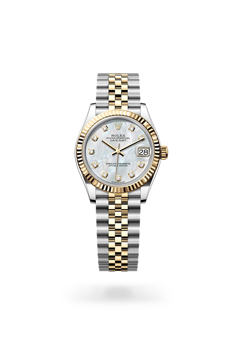 Rolex Datejust 31 in Oyster, 31 mm, Oystersteel and yellow gold