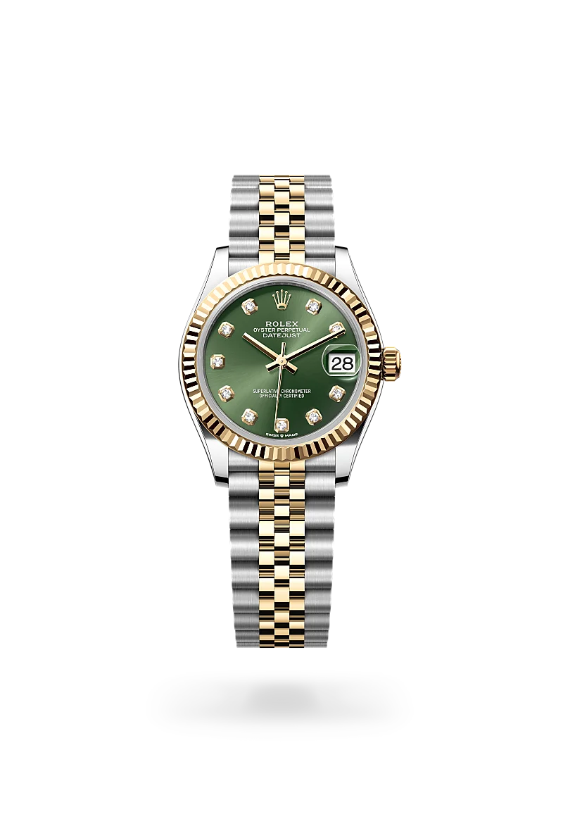 Rolex Datejust 31 in Oyster, 31 mm, Oystersteel and yellow gold
