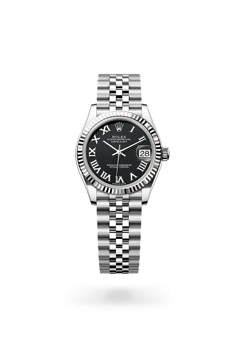 Rolex Datejust 31 in Oyster, 31 mm, Oystersteel and white gold