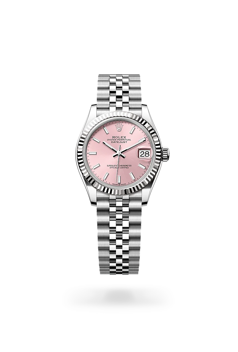Rolex Datejust 31 in Oyster, 31 mm, Oystersteel and white gold