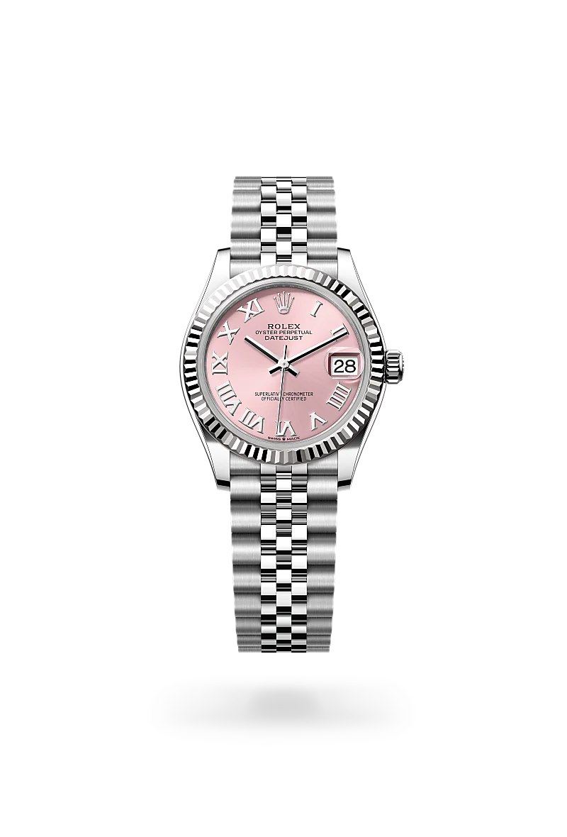 Rolex Datejust 31 in Oyster, 31 mm, Oystersteel and white gold