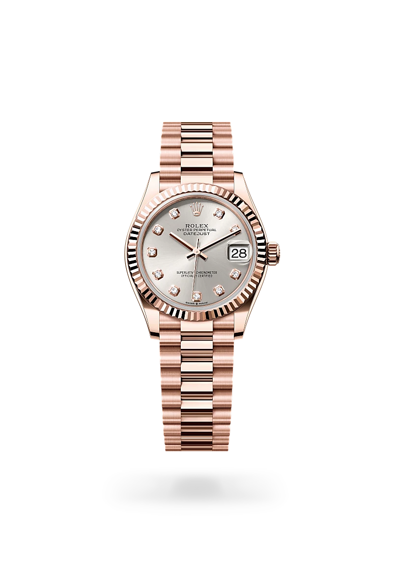 Rolex Datejust 31 in Oyster, 31 mm, Everose gold