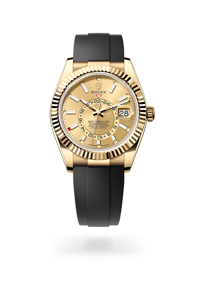 Rolex Sky-Dweller in Oyster, 42 mm, yellow gold