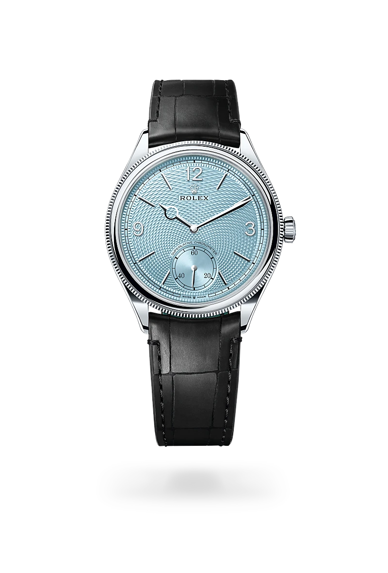 Rolex 1908 in 39 mm, platinum, polished finish