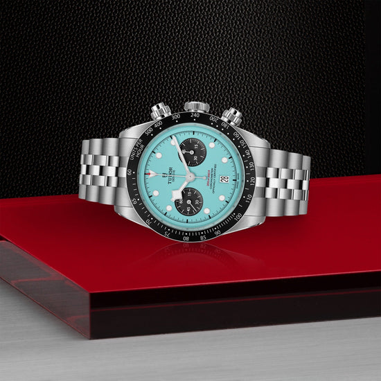 TUDOR Black Bay Chrono "Flamingo Blue"