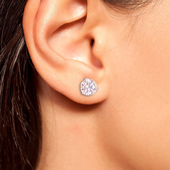 Classic Round Natural Diamond Stud Earrings – Thomas Markle Jewelers